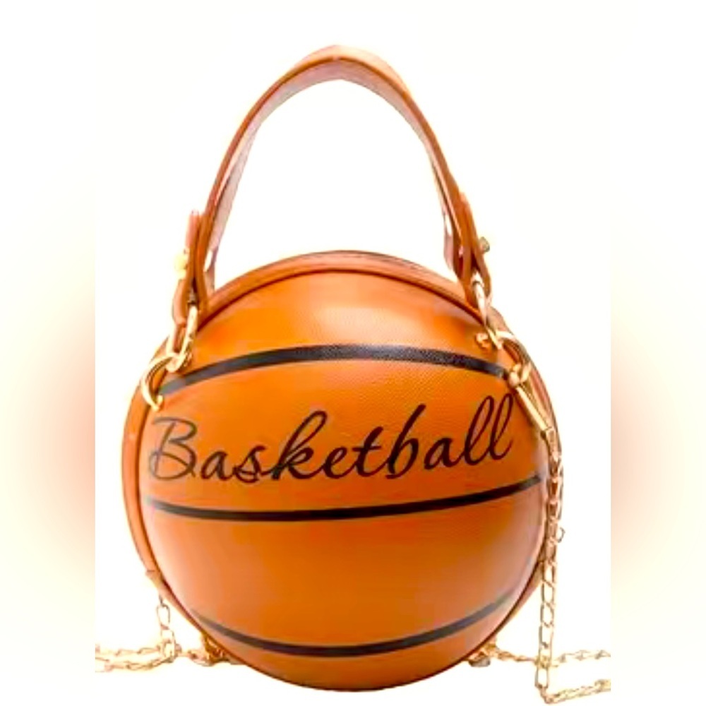 Basketball-Inspired Crossbody Bag - Orange